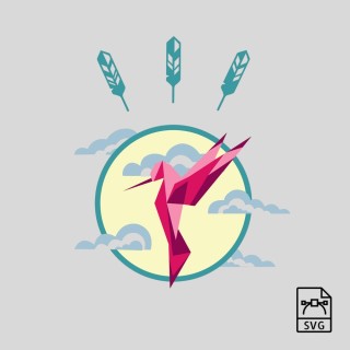 Illustration vectorielle Colibri