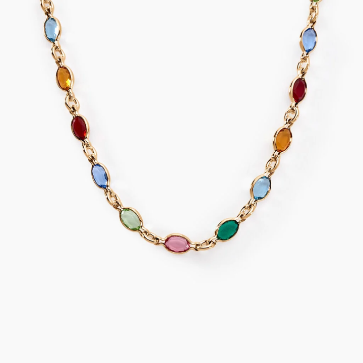 Collier colors OR jaune